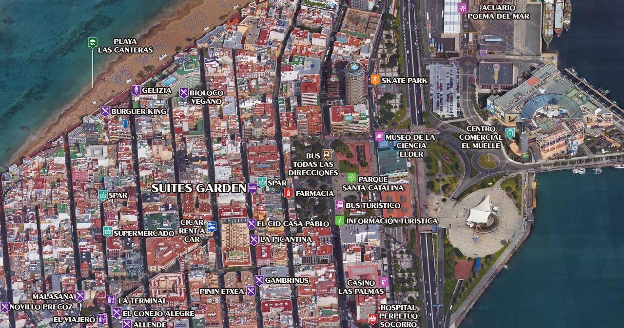Suites Garden Apartamento 12 ลาสปัลมาส เด กรานคานาเรีย ภายนอก รูปภาพ